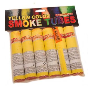 Yellow Smoke Tubes (6)